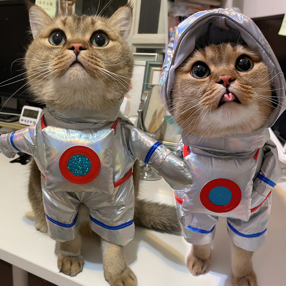 Astronaut Pet Costume for Dogs and Cats, Funny Standing Cosplay Outfit