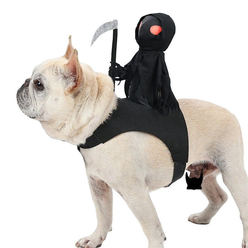 Dark Knight Dog Halloween Costume, Medieval Warrior Pet Outfit