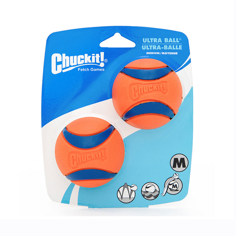 Durable Squeaky Dog Ball Toy for Teething Puppies and Small Dogs