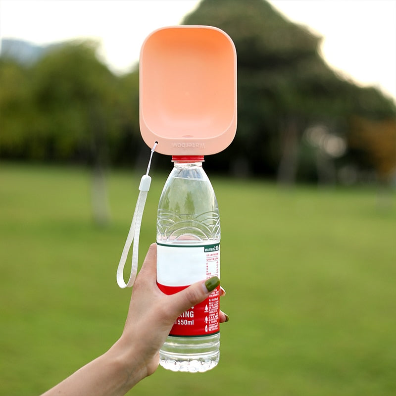 Portable chien Water Bottle avec hydratation gamelle pour voyage et d’extérieur Use
