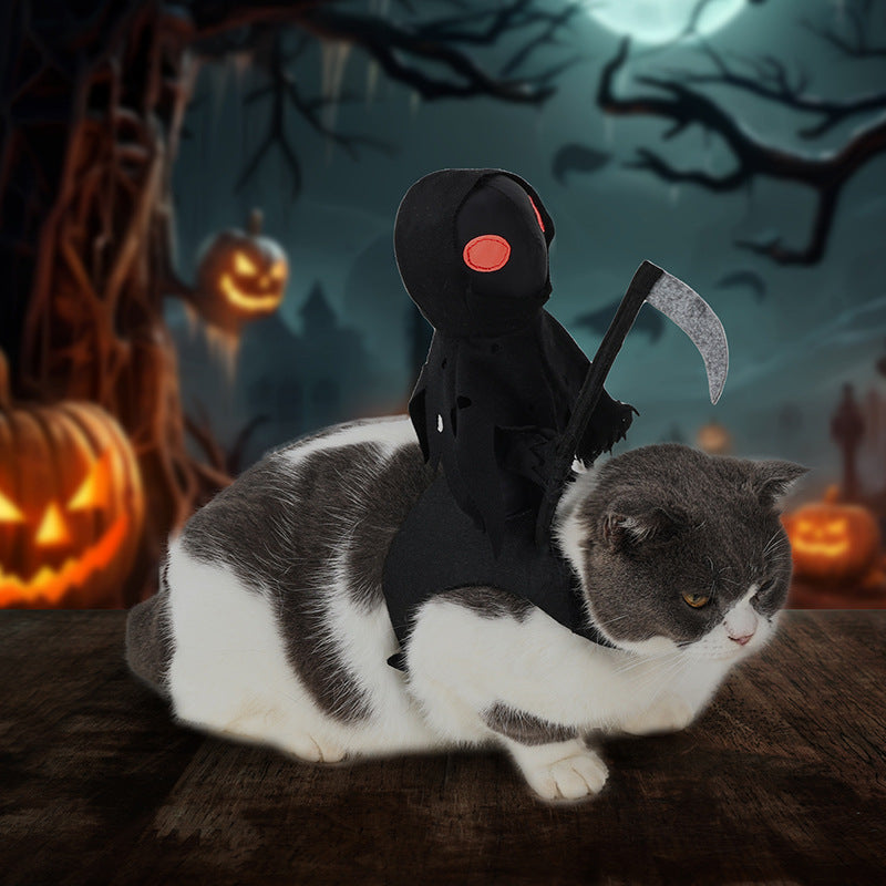 Dark Knight Dog Halloween Costume, Medieval Warrior Pet Outfit