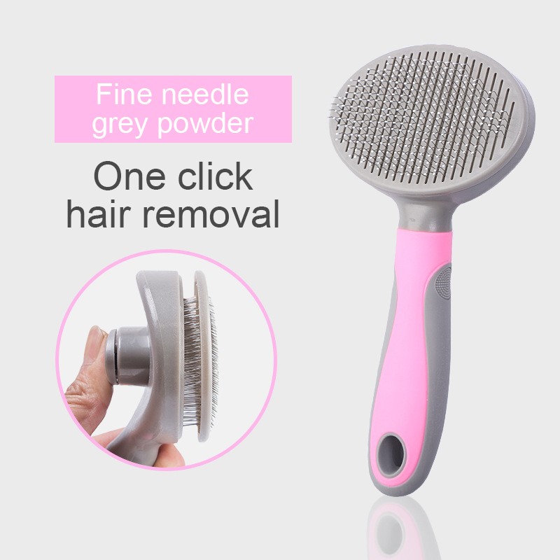 Slicker Grooming Brush for Dogs and Cats, Long Hair Deshedding Comb for Puppies