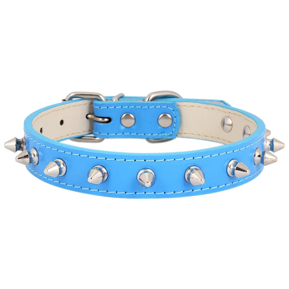 Leather Pet Collar and Leash Set for Dogs and Cats