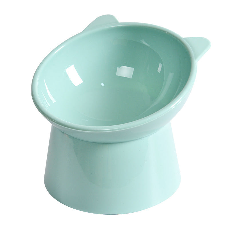 Raised Slanted chat gamelle pour Food et Water, Neck-Friendly animal repas Dish
