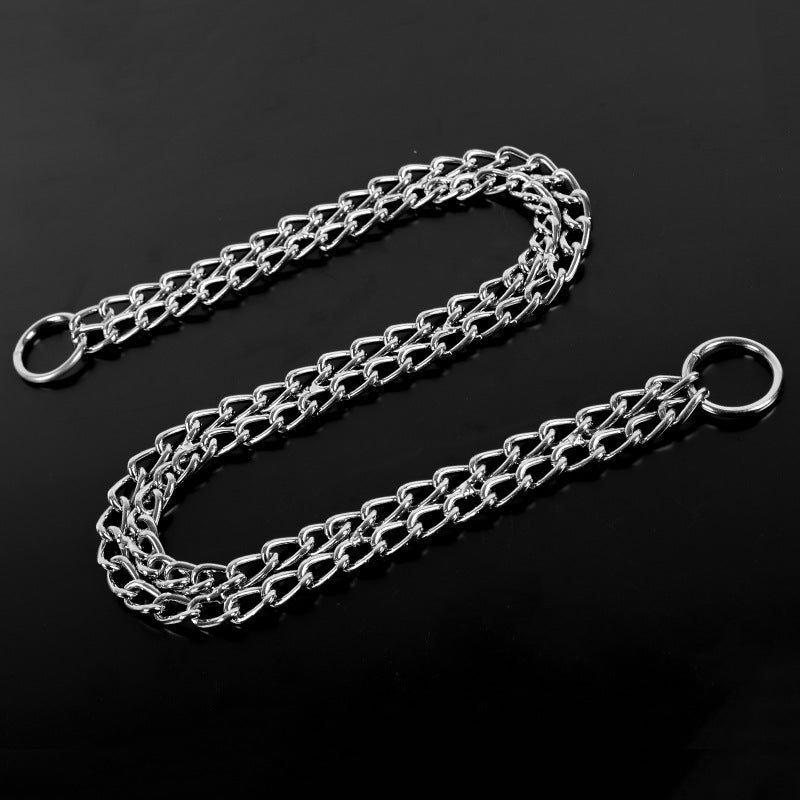 Double Row Pet Collar for Dogs, Durable Training and Walking Collar
