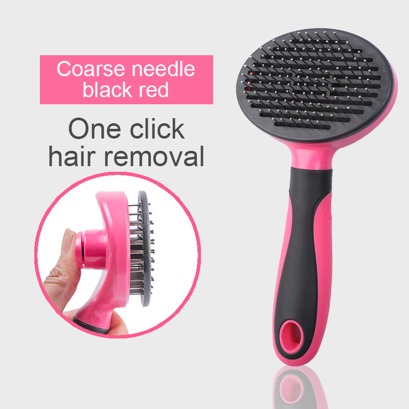 Slicker Grooming Brush for Dogs and Cats, Long Hair Deshedding Comb for Puppies