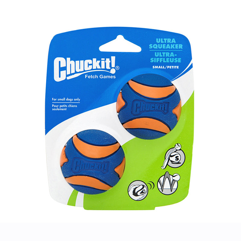 Durable Squeaky Dog Ball Toy for Teething Puppies and Small Dogs