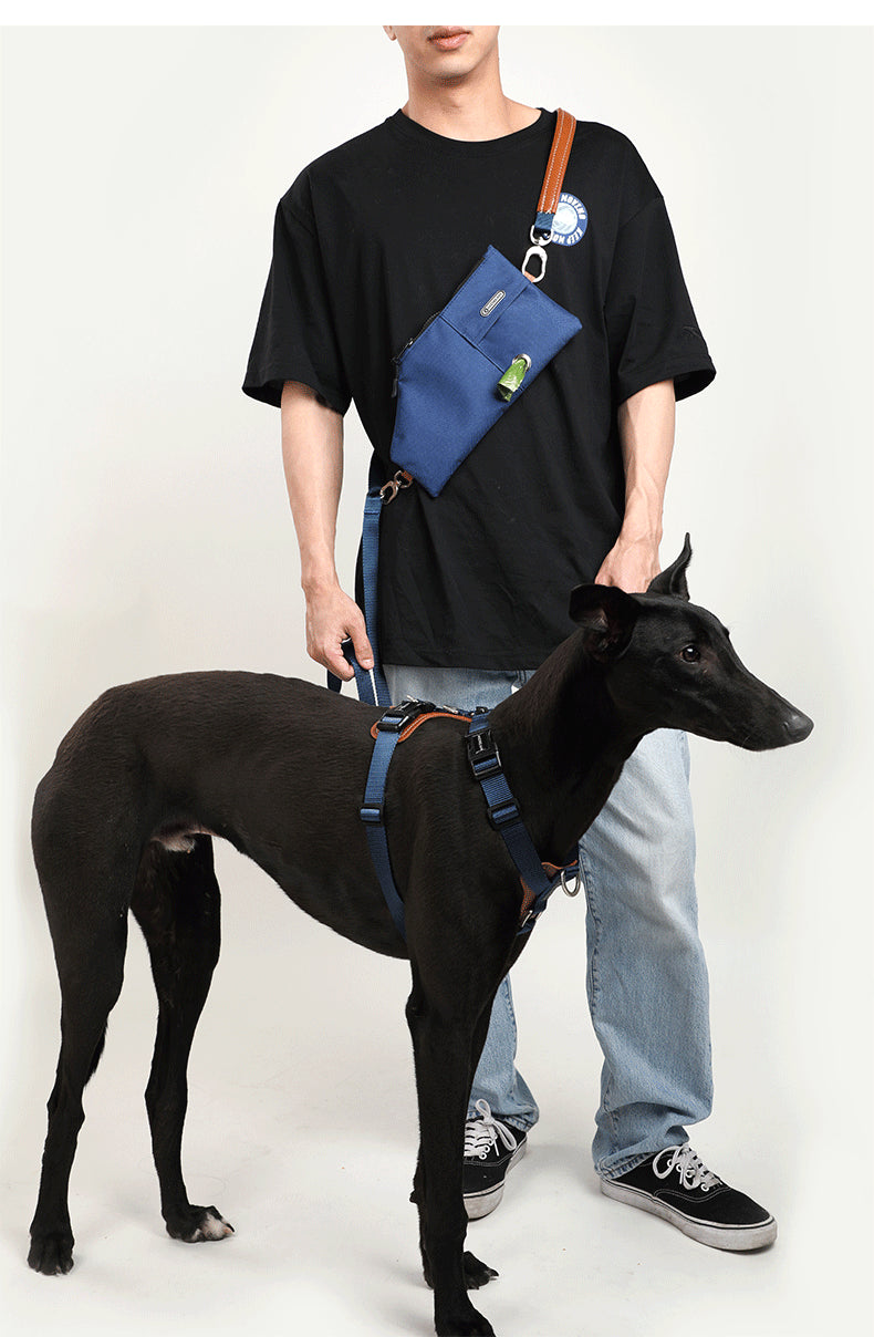 Arnês Tático em Nylon Anti-Puxão para Cães para Caminhadas e Treino Outdoor