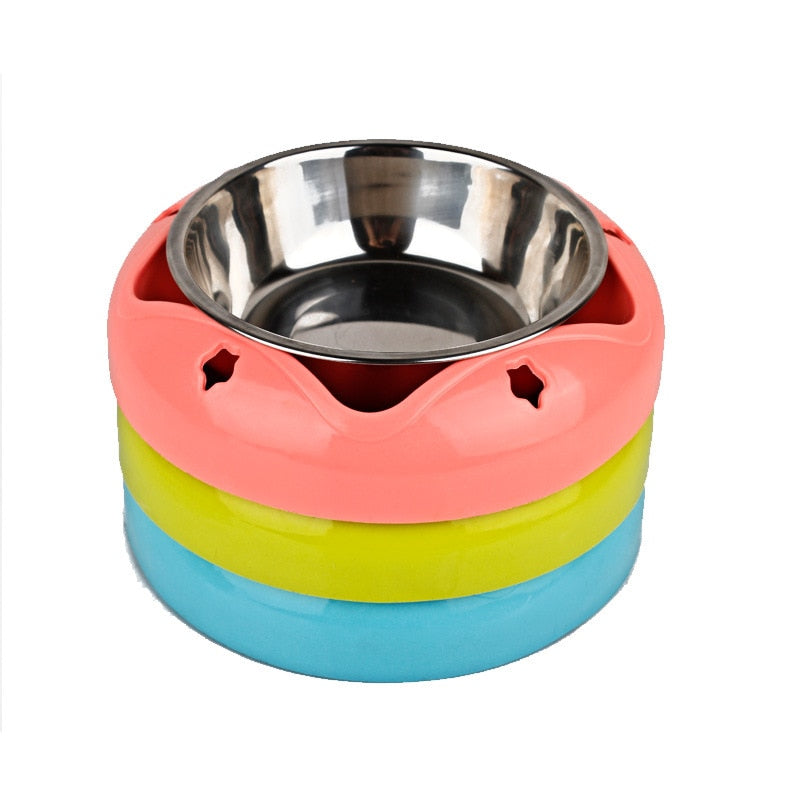 Stainless Steel Non-Slip Pet Bowl for Food and Water, Small and Medium Dogs and Cats