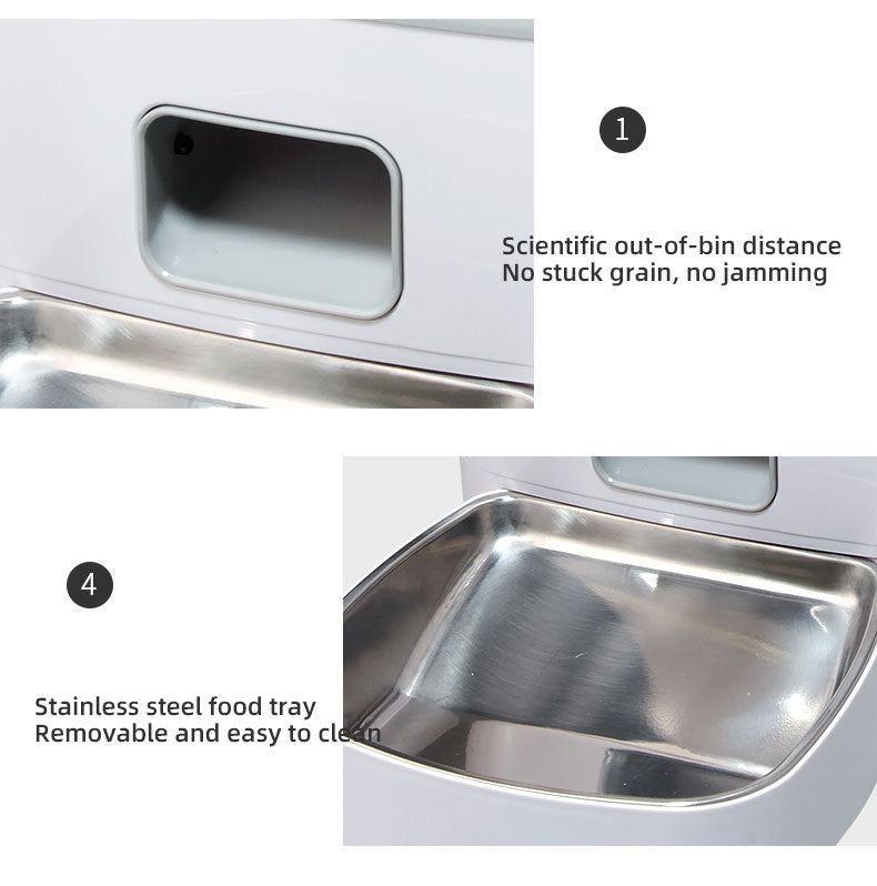 WiFi Smart Automatic Pet Feeder with App Control for Dogs and Cats