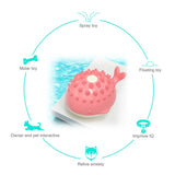 Floating Crocodile Dog Water Toy with Squeaker and Dental Cleaning Design