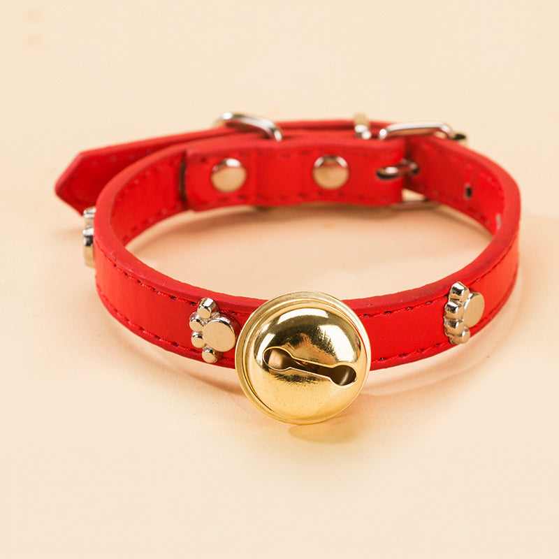 Bone and Paw Print Alloy Bells for Dog and Cat Collars