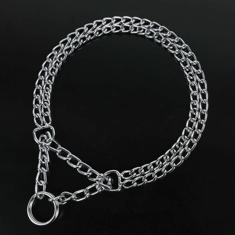 Double Row Pet Collar for Dogs, Durable Training and Walking Collar