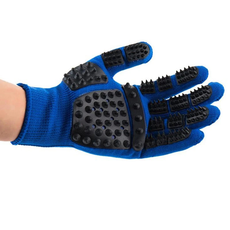 Pet Grooming Glove for Cats and Dogs, Deshedding Hair Brush and Comb Tool