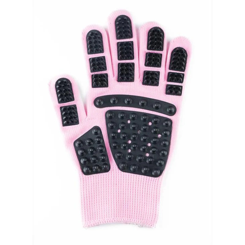 Pet Grooming Glove for Cats and Dogs, Deshedding Hair Brush and Comb Tool