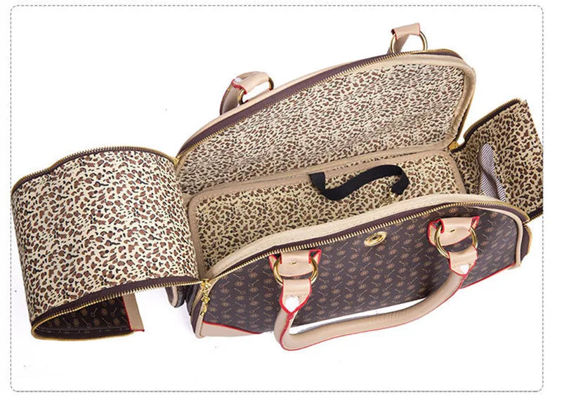 Portable Pet Carrier Tote Bag for Dogs and Cats, Travel Shoulder Bag